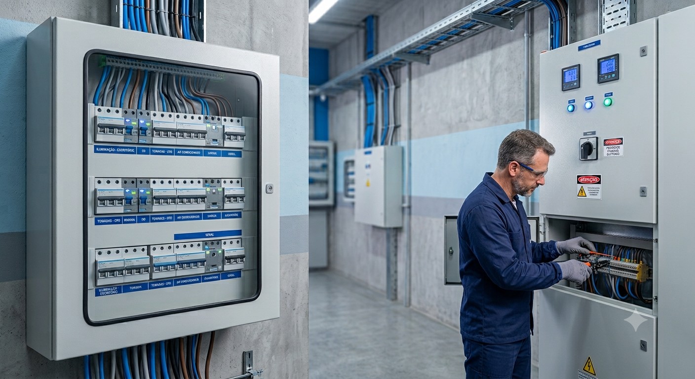 Sistemas elétricos - quadro de distribuição
